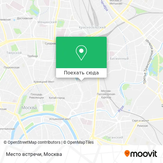 Карта Место встречи