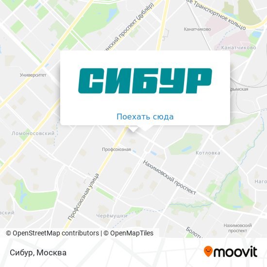 Карта Сибур