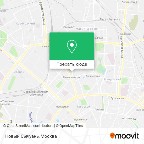 Карта Новый Сычуань
