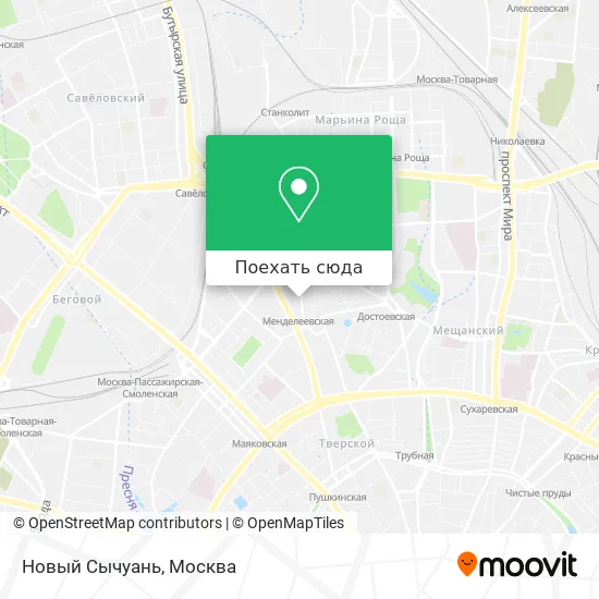 Карта Новый Сычуань