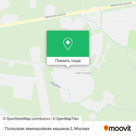 Карта Полковая землеройная машина-2