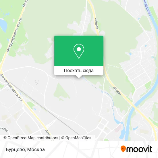 Карта Бурцево