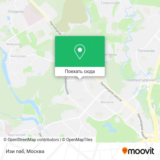Карта Изи паб