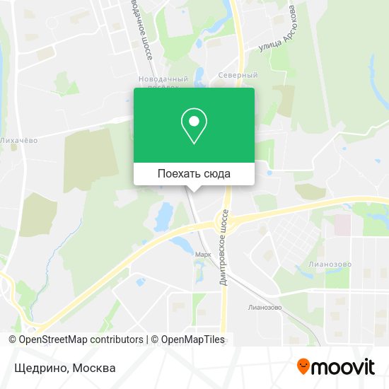 Карта Щедрино