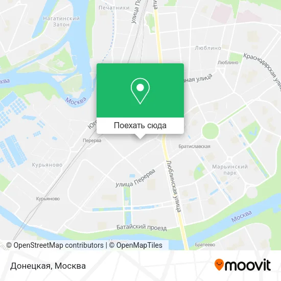 Карта Донецкая