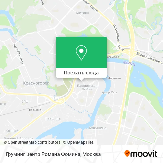 Карта Груминг центр Романа Фомина