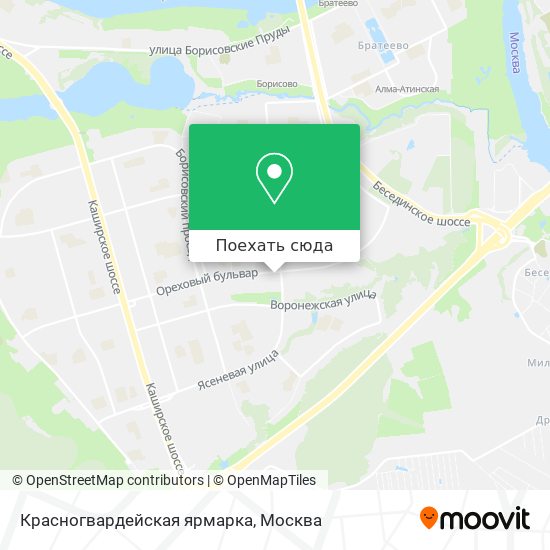 Карта Красногвардейская ярмарка