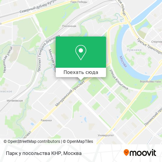 Карта Парк у посольства КНР