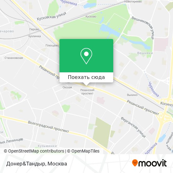 Карта Донер&Тандыр