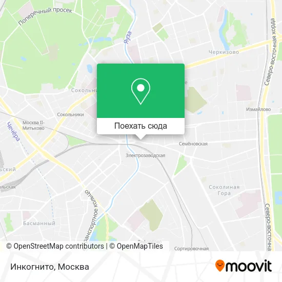 Карта Инкогнито