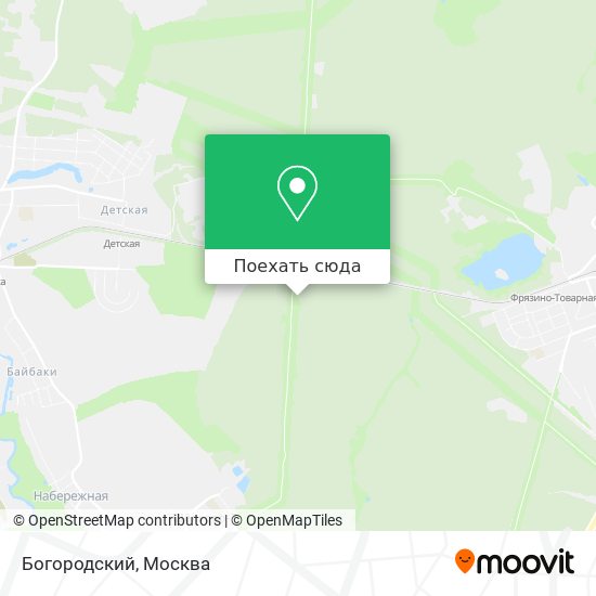 Карта Богородский