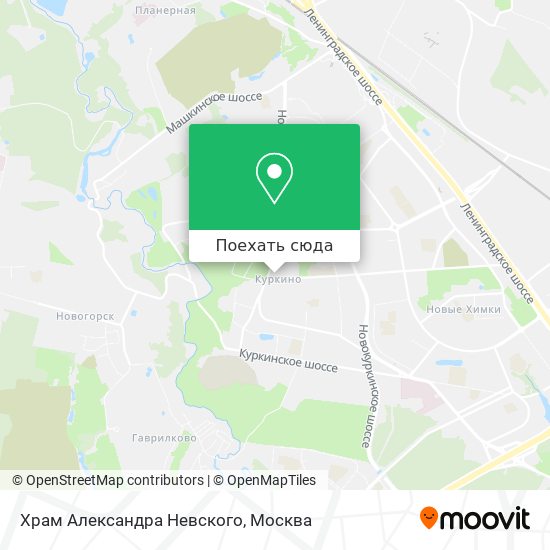 Карта Храм Александра Невского