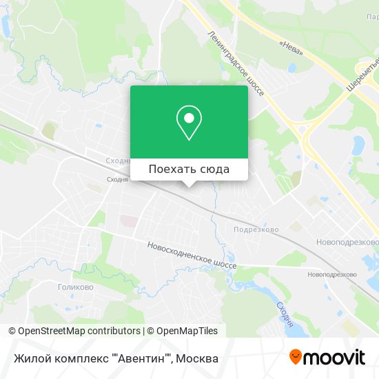 Карта Жилой комплекс ""Авентин""