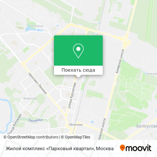 Карта Жилой комплекс «Парковый квартал»