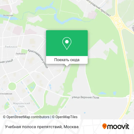 Карта Учебная полоса препятствий