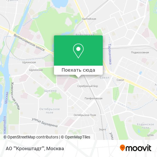Карта АО ""Кронштадт""