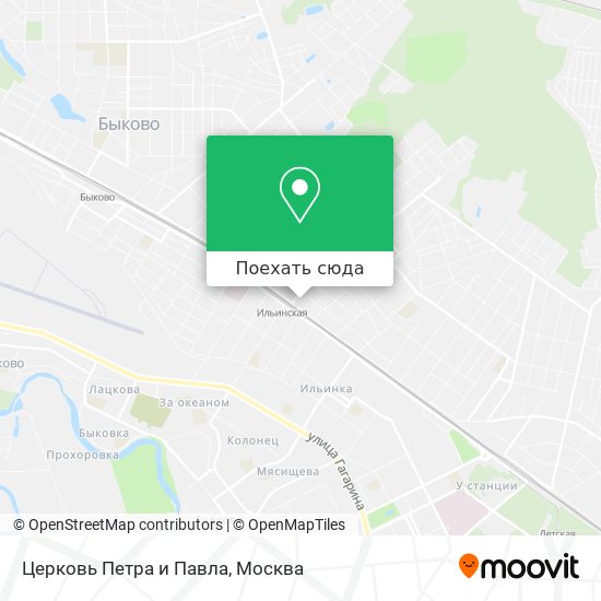 Карта Церковь Петра и Павла