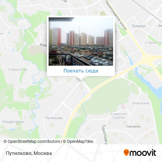 Карта Путилково