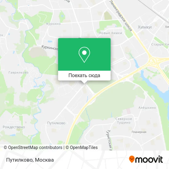 Карта Путилково
