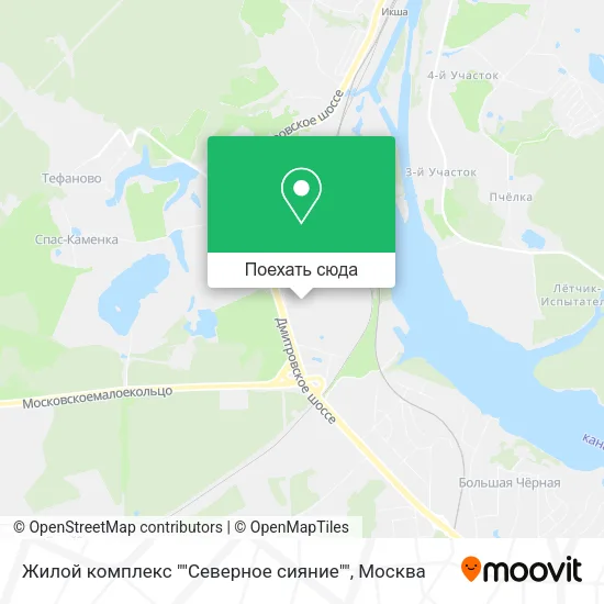 Карта Жилой комплекс ""Северное сияние""
