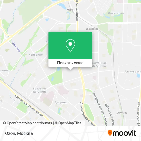 Карта Ozon