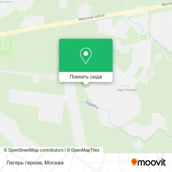 Карта Лагерь героев