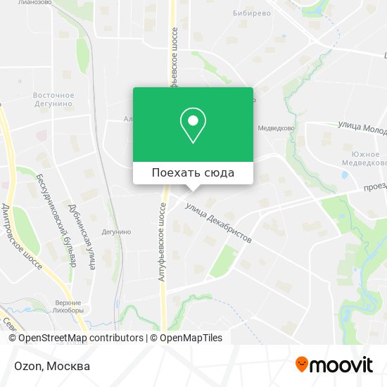 Карта Ozon