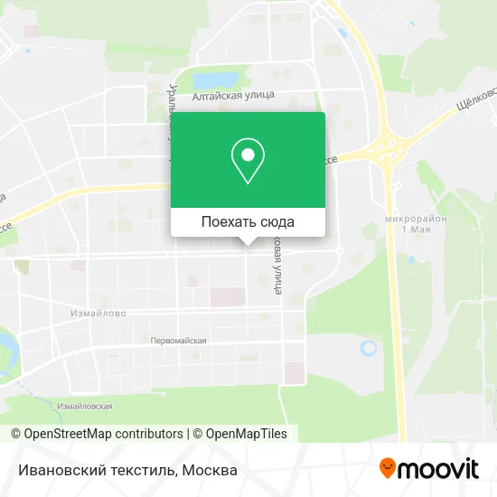 Карта Ивановский текстиль