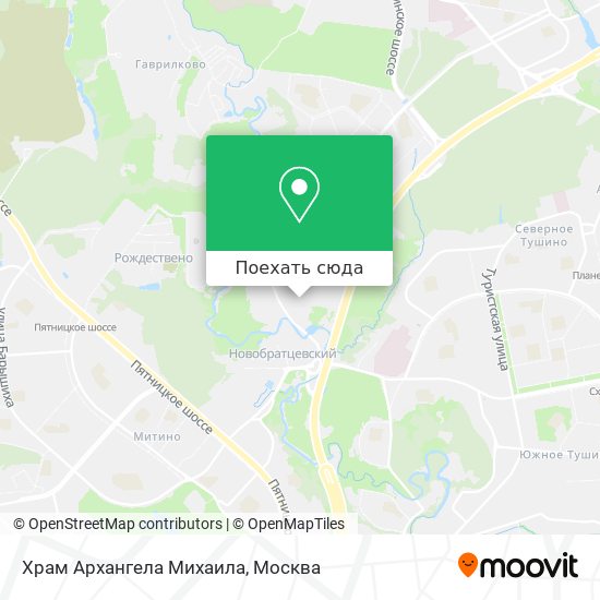 Карта Храм Архангела Михаила