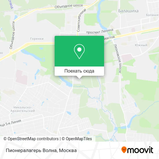 Карта Пионералагерь Волна