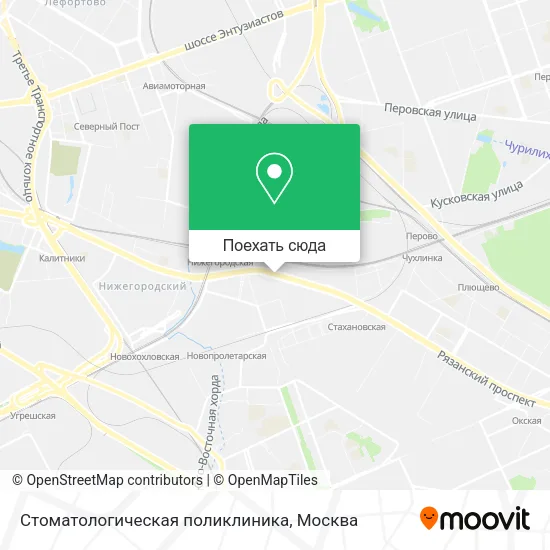 Карта Стоматологическая поликлиника