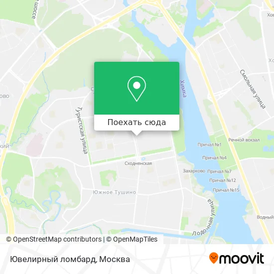 Карта Ювелирный ломбард