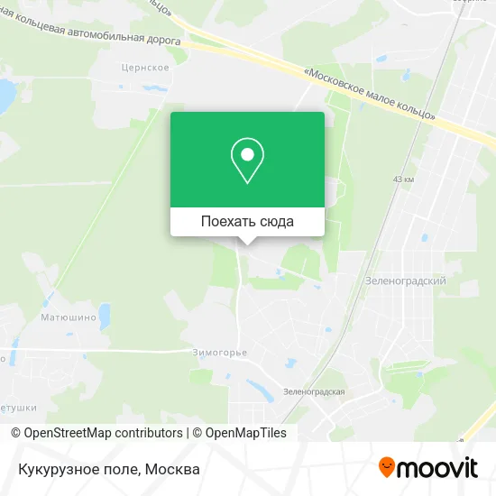 Карта Кукурузное поле