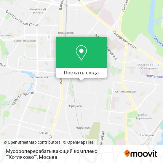 Карта Мусороперерабатывающий комплекс ""Котляково""