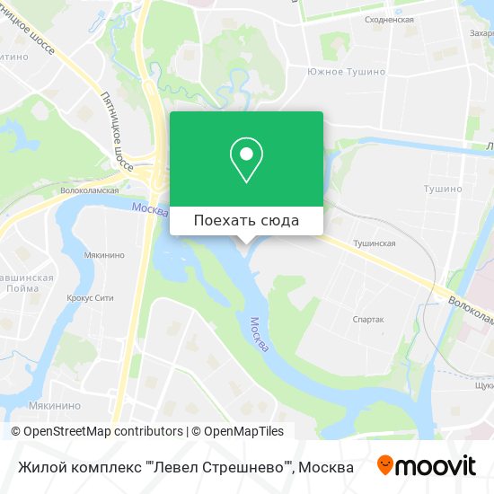 Карта Жилой комплекс ""Левел Стрешнево""