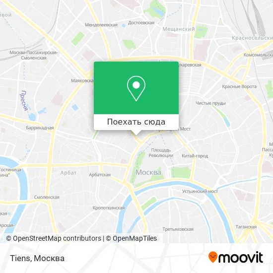 Карта Tiens