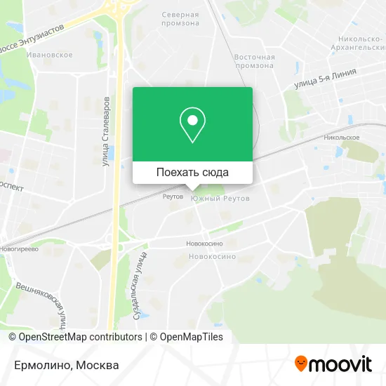 Карта Ермолино