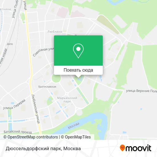 Карта Дюссельдорфский парк