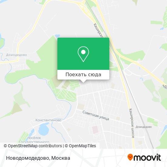 Карта Новодомодедово