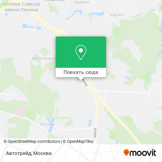 Карта Автотрейд