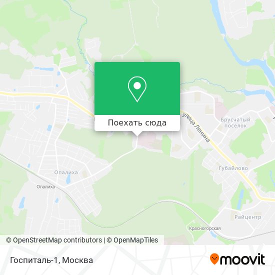 Карта Госпиталь-1