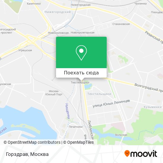 Карта Горздрав
