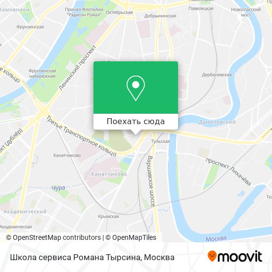 Карта Школа cервиса Романа Тырсина