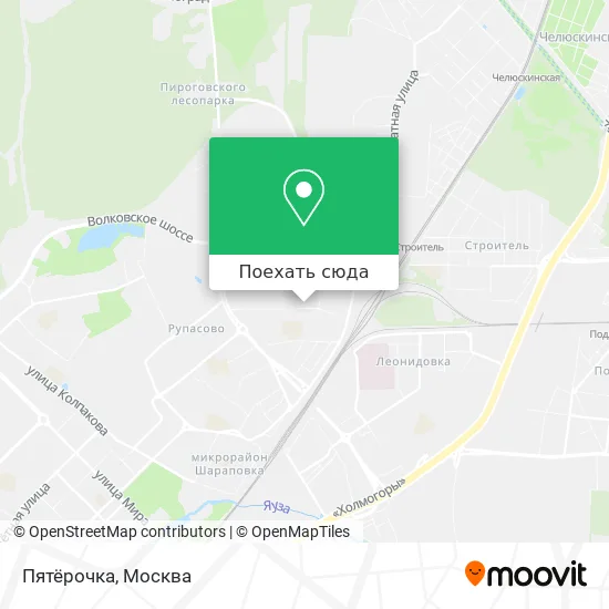 Карта Пятёрочка