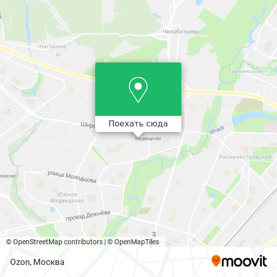 Карта Ozon