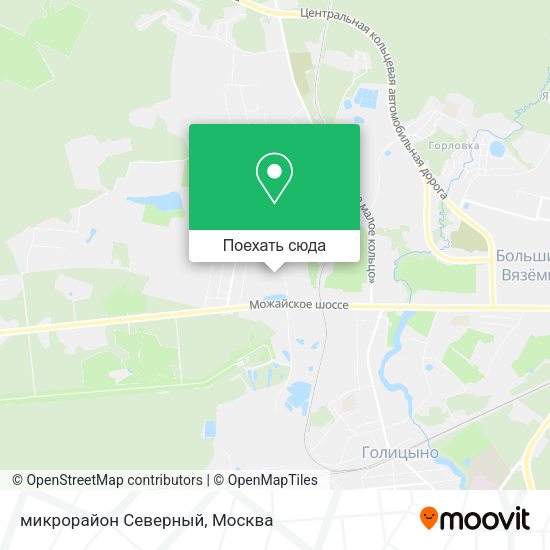 Карта микрорайон Северный