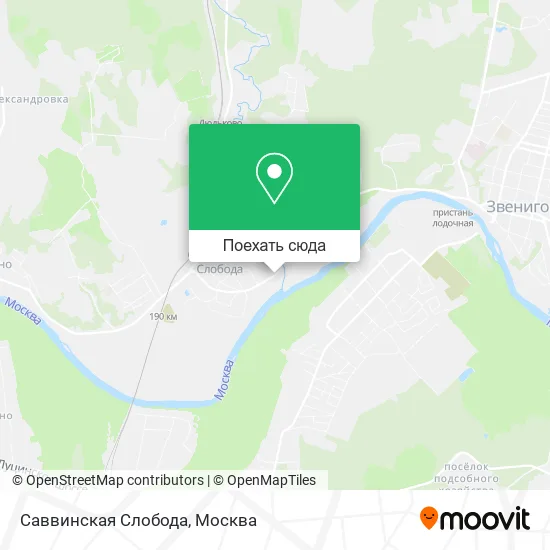 Карта Саввинская Слобода