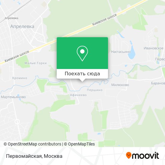 Карта Первомайская