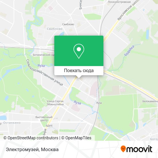 Карта Электромузей