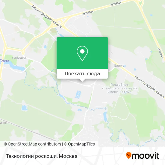 Карта Технологии роскоши
